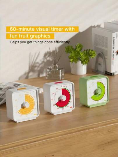 Upgraded Visual Timer, Countdown Timer For Classroom And Kitchen, Desk Timer For Learning, Time Manager Tool For All Ages And Abilities