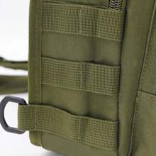 STAR SHOP Military Backpack Crossbody Bag Men's Side Bag Chest Shoulderbag - Green - View 7