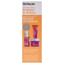 Power Starters Multi-Action Brighten And Restore Trio By Strivectin For Women - 3 Pc 0.5 Oz Super-C Retinol Brighten And Correct Vitamin C Serum, 0.17 Oz Super-C Dark Cirle Brightening Eye Serum, 1 Oz Multi Action Restorative Anti-Age Cream - 無色 - 查看 6