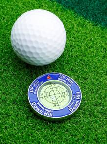 果岭坡度读数器、水平仪、球位标记、高尔夫设备、双面球标 - 藍色 - 查看 5