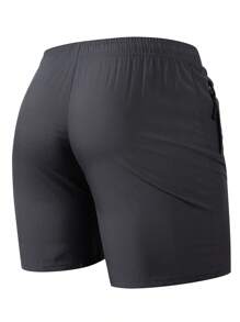 Men's 3-Piece Quick-Drying Sports Shorts With Zipper Pocket And Elastic Waistband For Casual Wear, Beach, Summer Outing, Running And Fitness Exercises, Summer Casual And Comfortable Shorts
