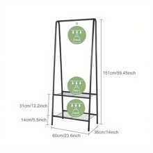 Heavy Duty Metal Clothes Rail Hanging Rack Garment Display Stand Storage Shelf - White - View 2