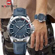 NAVIFORCE Naviforce Marca Homens Moda Relógios De Quartzo Masculino Pulseira Esporte Relógios De Pulso À Prova D'Água Calendário Relógio