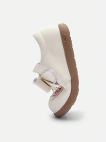 Balabala Baby Girls' Anti-Slip Shoes, Cute Teddy Bear Spring/Fall Design - Beige - View 6