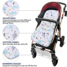 1pc Stroller Pad, Unisex Infant Baby Stroller Seat Cushion, All Season