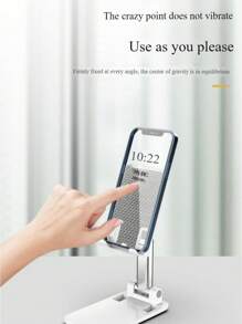 Giá đỡ điện thoại di động xoay, Giá đỡ điện thoại di động gấp đôi, Giá đỡ máy tính bảng, Giá đỡ điện thoại để bàn có thể gập lại hoàn toàn có thể điều chỉnh - màu xanh lá - Xem 4