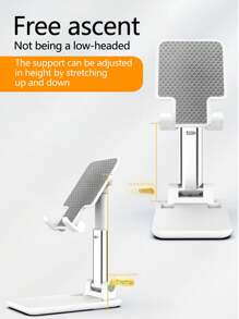 Giá đỡ điện thoại di động xoay, Giá đỡ điện thoại di động gấp đôi, Giá đỡ máy tính bảng, Giá đỡ điện thoại để bàn có thể gập lại hoàn toàn có thể điều chỉnh - màu xanh lá - Xem 2