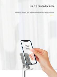 Giá đỡ điện thoại di động xoay, Giá đỡ điện thoại di động gấp đôi, Giá đỡ máy tính bảng, Giá đỡ điện thoại để bàn có thể gập lại hoàn toàn có thể điều chỉnh - màu xanh lá - Xem 6