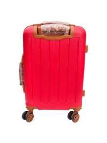 10KG TRAVEL SUITCASE, 360 WHEELS, 100% POLYPROPYLENE HARD CASE MADERIAL - Red - View 2