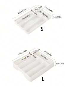 1pc/5 intervalos bandeja organizadora de gaveta de talheres, armazenamento de talheres de plástico para gaveta de cozinha, divisor de suporte de talheres e utensílios para colheres, garfos, facas, utensílios de mesa, organizador de utensílios, organizador de colheres, organizador de cozinha