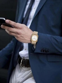 1条男女通用玫瑰金米兰尼斯表带，兼容 46mm、49mm、40mm、44mm、45mm、41mm、42mm、38mm，磁吸式不锈钢奢华金属表带，兼容 Series 11、10、9、8、7、SE、6、5、4、3、2、1、Ultra、3/2/1，时尚智能手表配件，兼容S10、S11 - 玫瑰金 - 查看 7