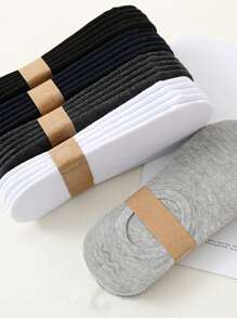 4 Pairs Men's Short Socks, Low-Cut Invisible Socks, Breathable & Moisture-Wicking, Anti-Odor, Designed For Sports, Casual, Home & Business, Suitable For All Seasons