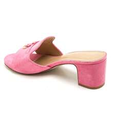 Sandales à talons hauts minimalistes polyvalentes et décontractées, été - Rose bonbon - Voir 3