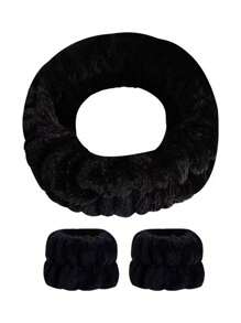 3 件套 Spa 面部头带、1 个洗脸头带/2 个洗脸腕带、化妆头带、洗脸头带、护肤头带、蝴蝶结、泡泡、Spa 头带、腕带、女士和女孩发饰套装、护肤头带、美容、护肤产品、Spa、自我护理、护肤工具、面部护理、美容师用品、皮肤、洗脸、面部 - 彩色 - 查看 11