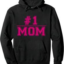 Sudadera con capucha con el número 1, regalo bonito para el Día de la Madre