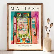 1pc Vintage Abstract Matisse Exhibition Mid Century Landscape Art Posters Canvas Painting Wall Prints Pictures For Room Home Decor No Frame