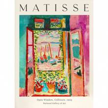 1pc Vintage Abstract Matisse Exhibition Mid Century Landscape Art Posters Canvas Painting Wall Prints Pictures For Room Home Decor No Frame
