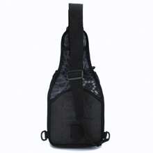 STAR SHOP Mochila Militar Transversal Bolsa de Lado Masculina Shoulderbag de Peito - Cinza - Visão 6