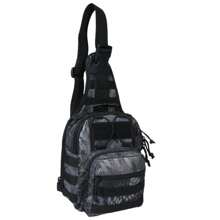 STAR SHOP Mochila Militar Transversal Bolsa de Lado Masculina Shoulderbag de Peito - Cinza - Visão 2