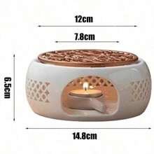 Keramik Teekanne Wärmer Halter Basis, Tee Wärmer Isolations-Basis, Tee Kaffee Wasser Wärmer Kerzen Heizung Basis Halter, Teezubehör Geschenke zur Schulanfang