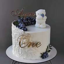 1/3pcs Acrylic "ONE" Letter Cake Topper For 1st Birthday, Christening