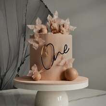1/3pcs Acrylic "ONE" Letter Cake Topper For 1st Birthday, Christening