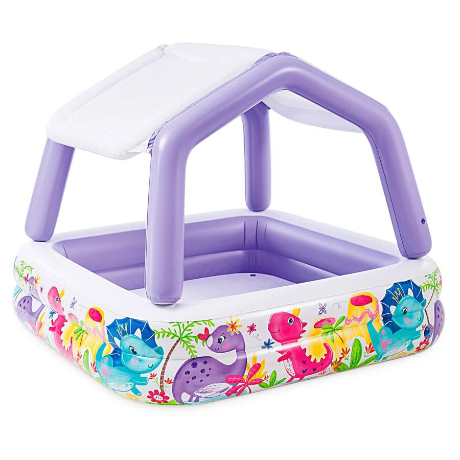 Intex Piscina hinchable infantil con toldo extraíble - 157x157x122 cm - 295 l ✅ Entrega 24/48h a España (península) - Multicolor - Ver 1