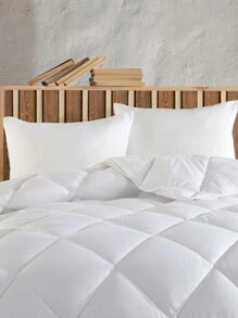 Zeynep Textile | Comfort Line Double Silicone Quilt With 2 Pillows | Healthy Sleep Guaranteed | Multiple Sizes - White - View 5