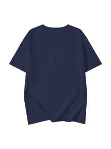 Women's Casual Round Neck Loose Bow Graphic Print Short Sleeve T-Shirt, Spring/Summer