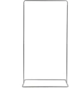 CNCEST Wedding Arch Square Balloon Arch, Metal Frame Flower Rack Iron Party Door Stand Background Wedding Arch Wedding Arch Golden Balloon Ring Venue Decoration, 105 * 62 * 200cm (Gold/White) - 白色 - 查看 2