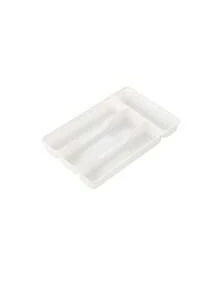 1pc/5 intervalos bandeja organizadora de gaveta de talheres, armazenamento de talheres de plástico para gaveta de cozinha, divisor de suporte de talheres e utensílios para colheres, garfos, facas, utensílios de mesa, organizador de utensílios, organizador de colheres, organizador de cozinha