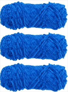 3pcs Premium Chenille Yarn, Soft Texture, Suitable For DIY Knitting And Crocheting, Great For Crafts And Cozy Items, 100g Per Skein, Plush Texture