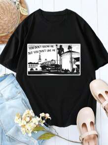 Women's Bakersfield T-Shirts Cute Trendy Comfortable Tees - Black - View 1