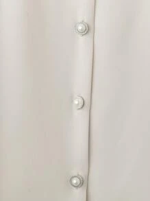 Plus Size V-Neck Elegancki Profesjonalny Casual Wakacje Ukończenie Szkoły Niepodległości Top, Jaskier Żółty, Lato