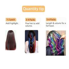 20 hebras de 20 pulgadas de extensiones de cabello sintético multicolor de Kanekalon con punta en I y queratina, para piezas de cabello, Día de San Patricio