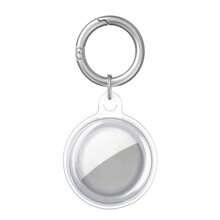 Custodia protettiva per Airtag, guscio trasparente anti-caduta per dispositivo di tracciamento, accessorio anti-smarrimento