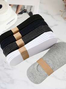 4 Pairs Men's Short Socks, Low-Cut Invisible Socks, Breathable & Moisture-Wicking, Anti-Odor, Designed For Sports, Casual, Home & Business, Suitable For All Seasons