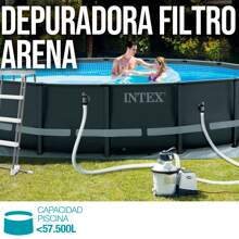 Intex Depuradora arena krystal clear 10.500 litros/hora 0,60 hp ✅ Entrega 24/48h a España (península)