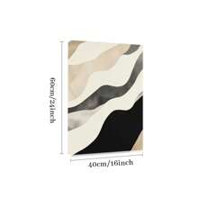 Póster de lienzo enmarcado de 1 pieza, pinturas en lienzo de arte de pared de galería neutra minimalista abstracta moderna, regalo ideal para dormitorio, sala de estar, pasillo, arte de pared, decoración de pared, decoración, decoración de habitación