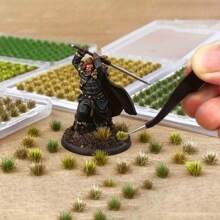 104pcs/Pack Static Grass Tuft, Model Grass Tufts Terrain Model Kit Static Scenery Model Miniature Shrubs Bushes For Train Landsc