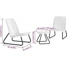 Desk And Chair Set - Blanco - View 4