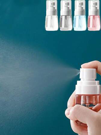 30ml 旅行喷雾瓶套装 便携式可再填充化妆品喷雾器，保湿喷雾，空迷你喷雾容器，多种颜色，用于化妆和护肤 旅行必需品 学校用品 假日露营 假日必需品 度假配件 女士香水 男士香水 海滩香水