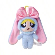 Miniso سلسلة مفاتيح دمى أرنب القوة البسيطة (قطعة واحدة) - الأزرق - مشاهدة 7