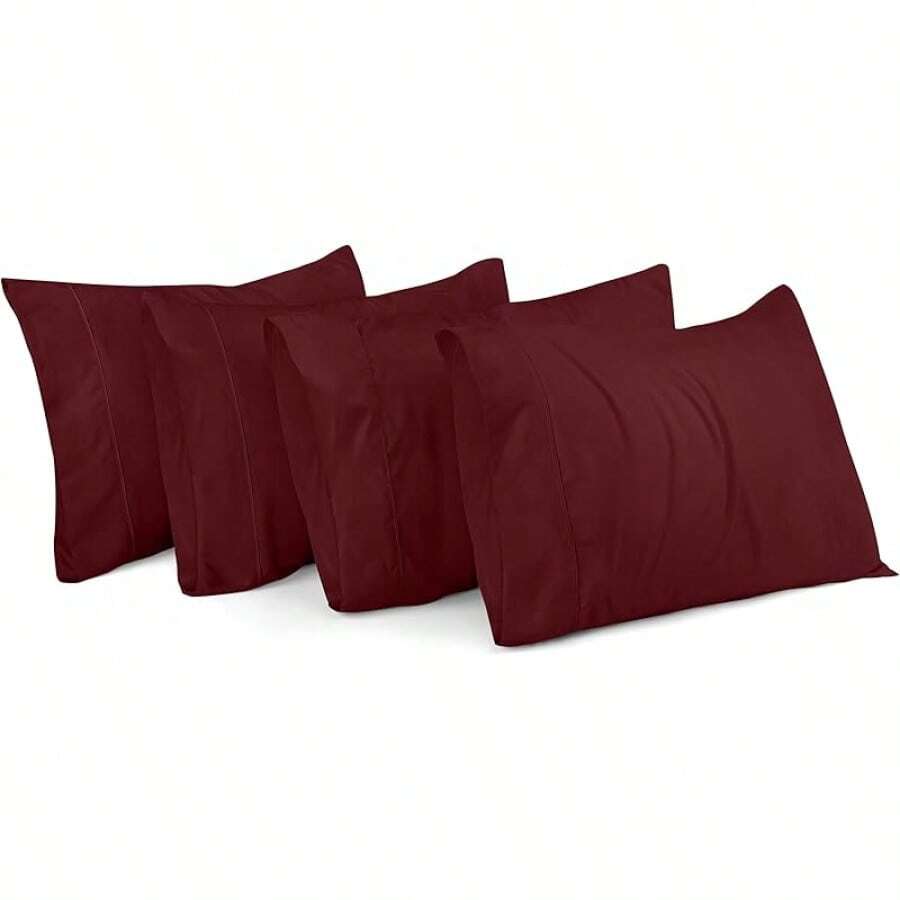 Bed Pillows - Burgundy - View 1