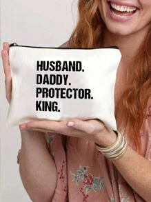 1pc Print Storage Bag, Cosmetic Bag Wash Bag Zipper Versatile Storage Bag, Makeup Bag, Wallet, Toiletries Storage Bag, Party Toiletries Bag, Zipper Mobile Phone Wallet, Pencil Bag, Valentine's Day Gift, For Lipstick, Brush, Skincare, Mobile Phone, Coin, Small Items, For Home, Gift, Vacation, Gift For Couple, Boyfriend, Father Travel School Supplies Travel Essentials Make Up Bag Holiday Essentials Makeup Bags Makeup Pouch Makeup Organizer Holiday Winter Leopard Print Sausage Dog Women Gifts For Women - Multicolor - View 5