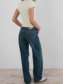 Women's Trendy Short Casual Tops Short Sleeve Round Neck Party Letter/Cherry/Goblet Print T-Shirt - Milky - View 5