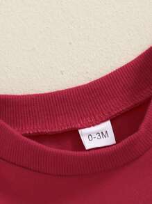 Baby Girls Boys Sweatshirts Rompers Christmas Clothes Letter Gingerbread Man Embroidered Long Sleeve Toddler Fall Bodysuits