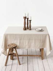 1pc Elegant Beige Crinkled Texture Napkin Suitable For Restaurant, Kitchen, Outdoor Picnic, Decorating Dining Table