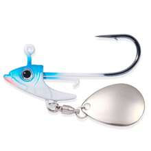 HENGJIA 5PCS/Pack Jig Head 7g 10g 15g Fishing Lures Sinking Rotating Sequin Metal Spoons Fishing Hooks Jigging Jigs Fishhook Baits Tackle - Multicolor - View 10