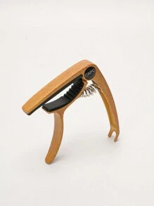 Capo per chitarra folk in lega di zinco personalizzato con plettro inciso e messaggio personalizzato, regalo di compleanno, regalo della Festa del Papà per chitarrista, San Valentino, decorazione di San Valentino